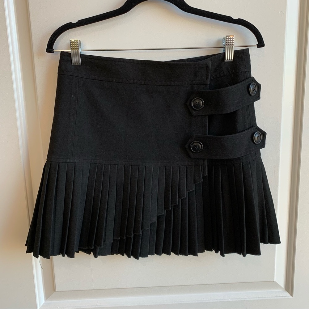 Comptoir des Cotonniers black wrap skirt